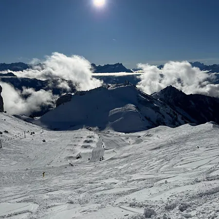Luxueux De 115m2, Grand Balcon Et Vue Magnifique Apartamento Leysin